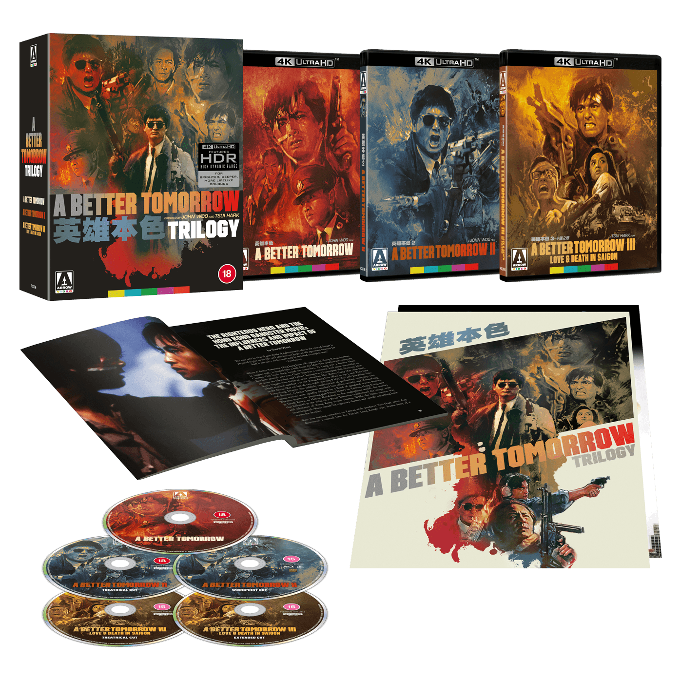 A BETTER TOMORROW TRILOGY 4KUHD ARROW VIDEO