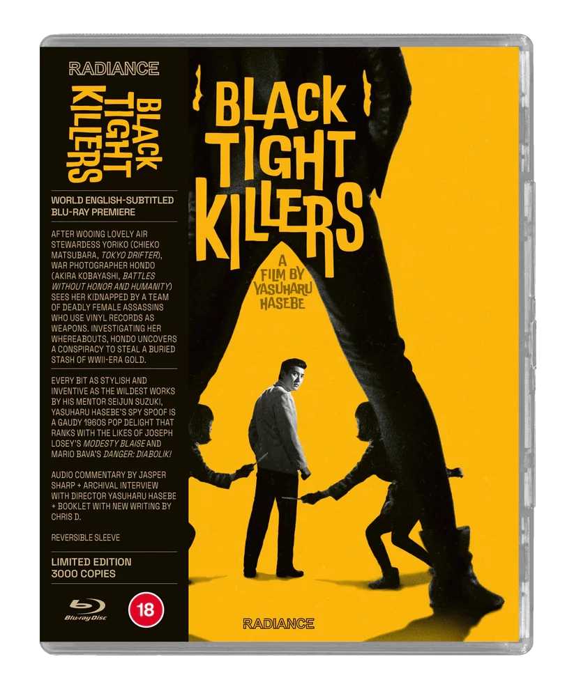 Black Tight Killers (blu ray) Limited Edition Radiance Films