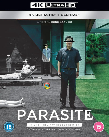 Parasite (4K UHD) Black and White version plus Blu ray colour version