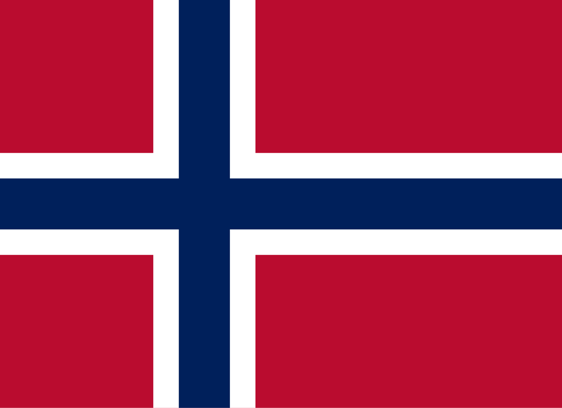 flag of norway on the Terracotta Distribution store