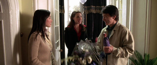 the medallion, christy chung, claire forlani and jackie chan