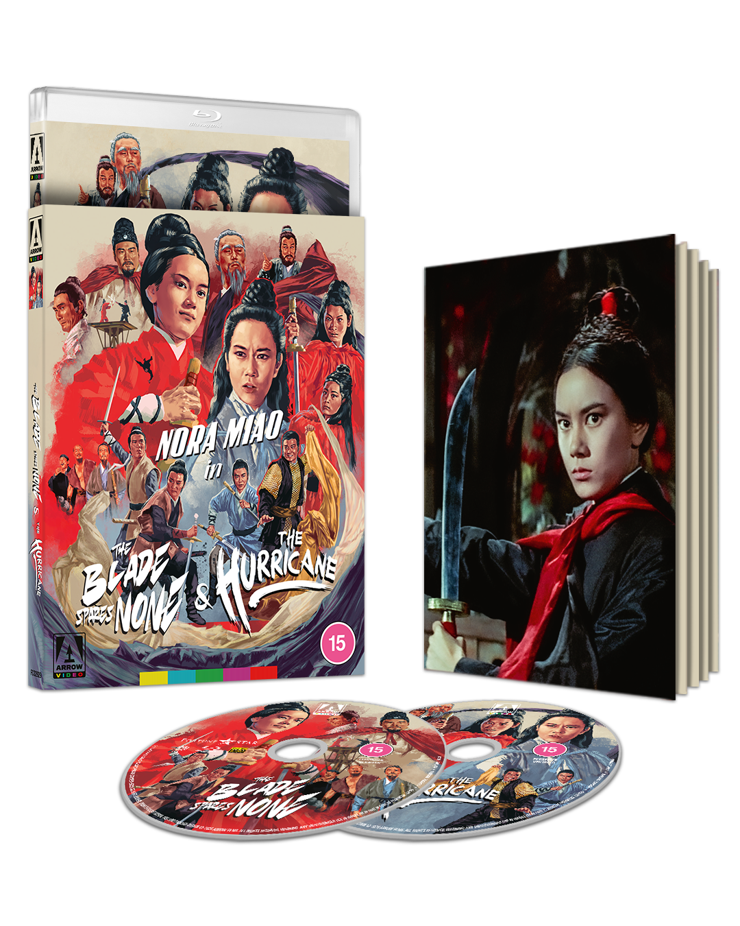 Nora Miao double-bill bluray THE BLADE SPARES NONE and THE HURRICANE released by Arrow Video
