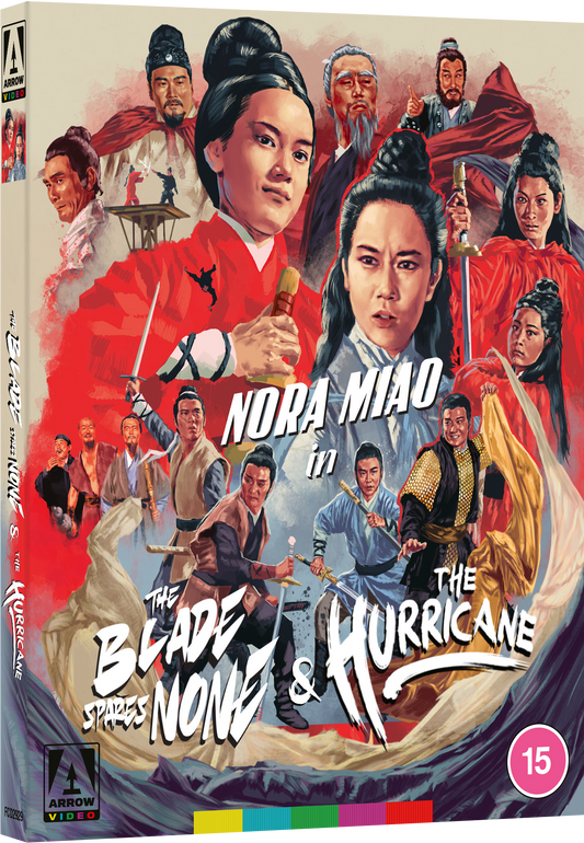 Nora Miao double-bill bluray THE BLADE SPARES NONE and THE HURRICANE released by Arrow Video