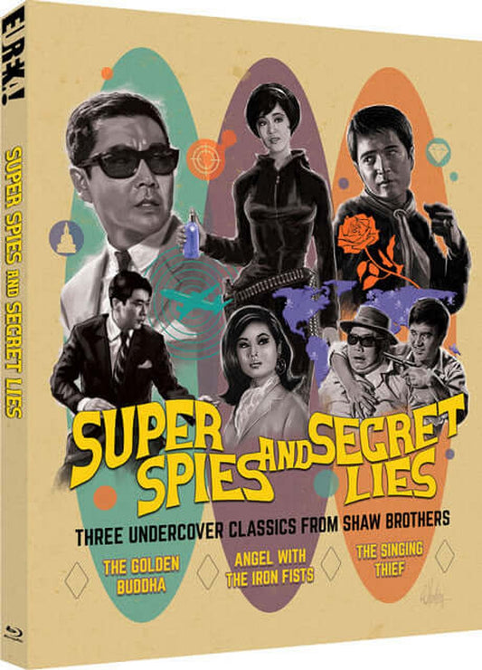 SUPER SPIES AND SECRET LIES: Three Undercover Classics from Shaw Brothers (blu-ray) Limited Edition slipcase version -Eureka- Terracotta Distribution