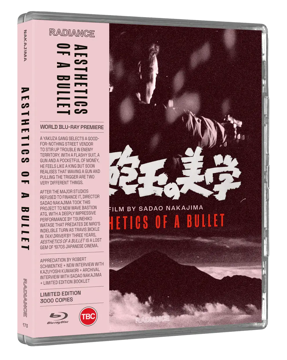 Aesthetics of A Bullet (1973) Limited Edition bluray, Radiance Films on the Terracotta Distribution store.