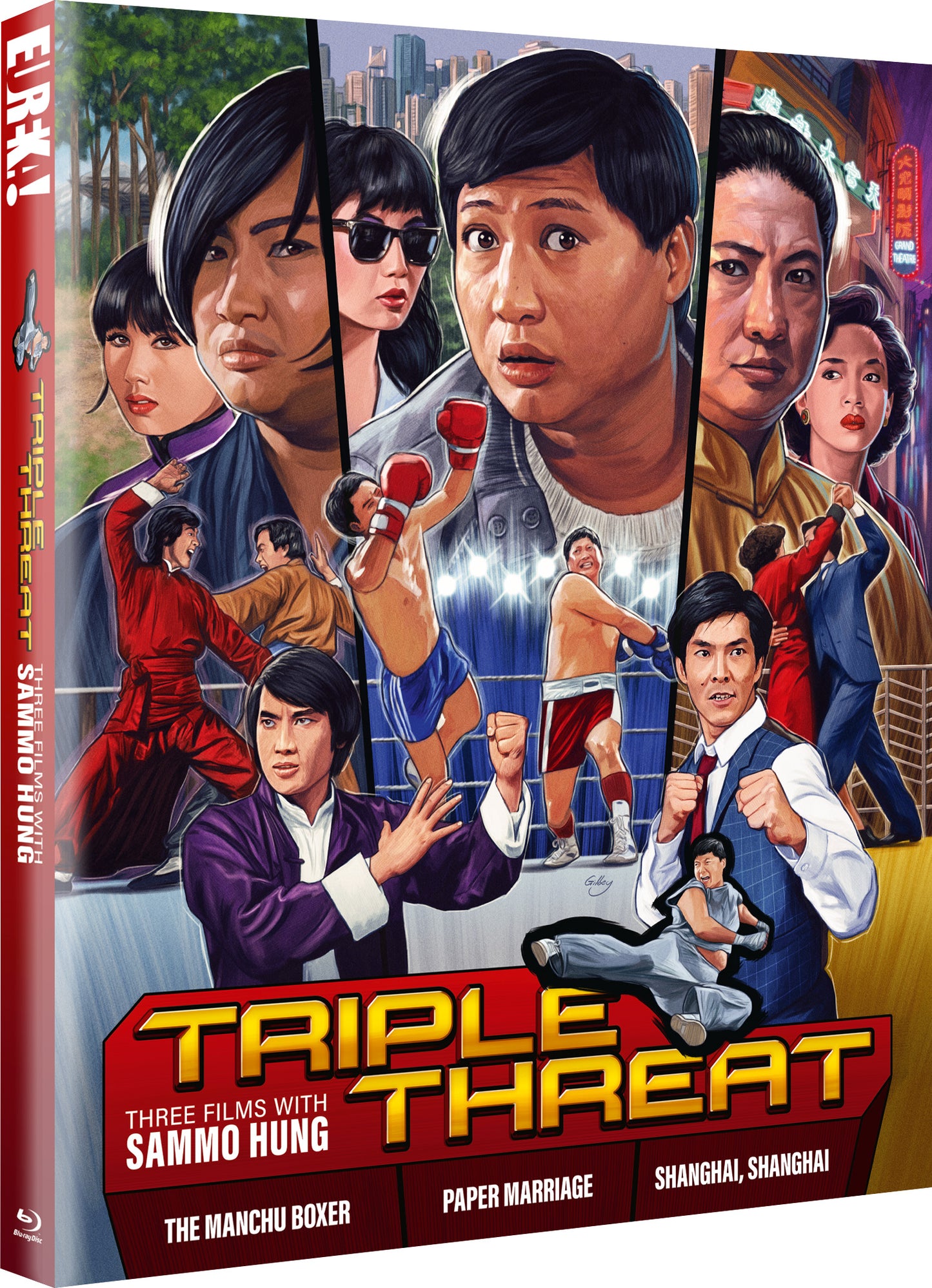 TRIPLE THREAT Three Films with Sammo Hung THE MANCHU BOXER (1974), PAPER MARRIAGE (1988) SHANGHAI, SHANGHAI (1990)