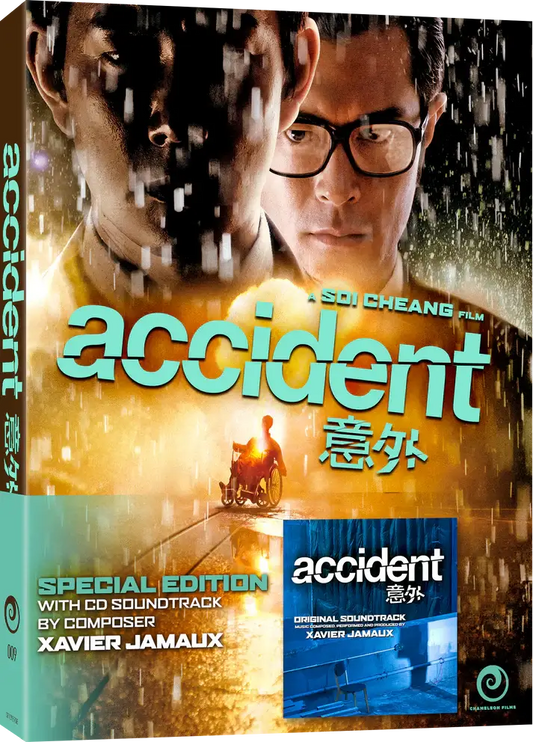 ACCIDENT (2009) directed by Soi Cheang, Limited Edition bluray with bonus CD soundtrack on the Terracotta Distribution store