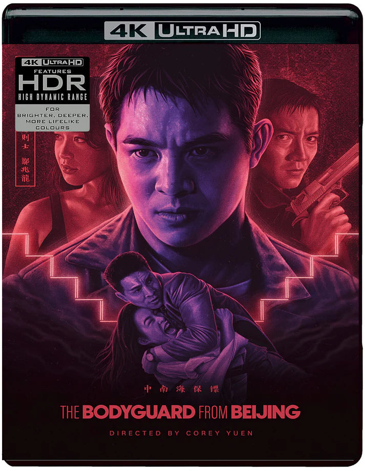 4K Ultra HD movie cover for 'The Bodyguard from Beijing' available to buy on the Terracotta Distribution store
