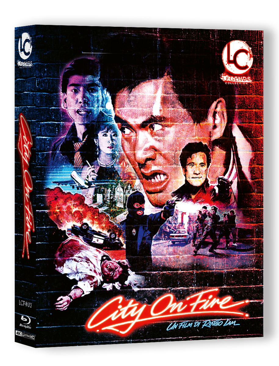 CITY ON FIRE Legends Pictures Collection version 4KUHD and Blu-ray dual format
