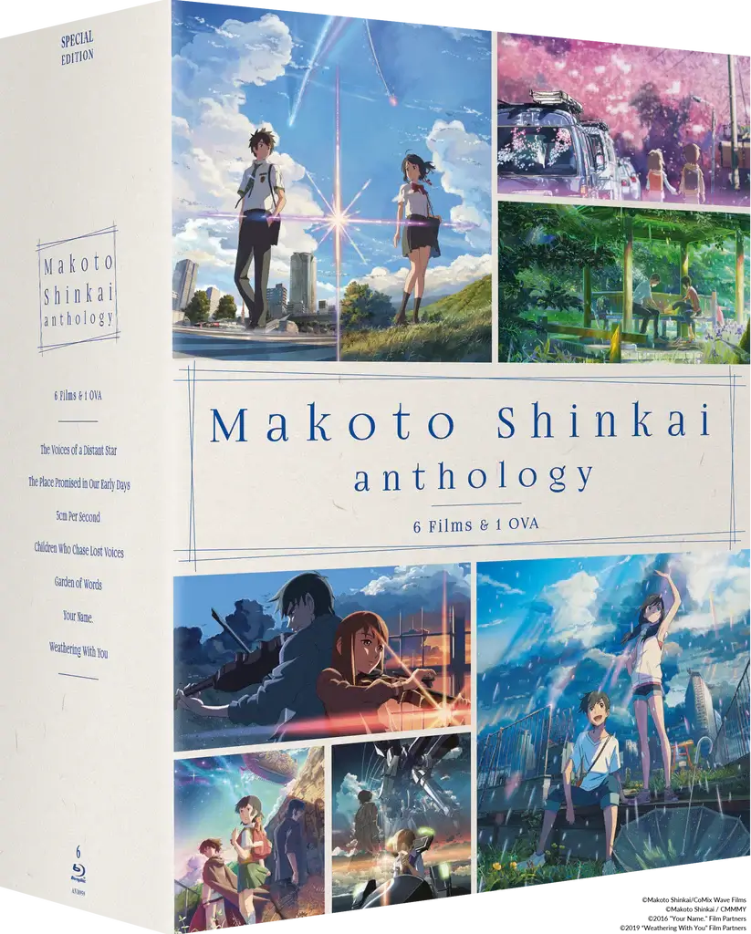 makoto shinkai anthology blu ray