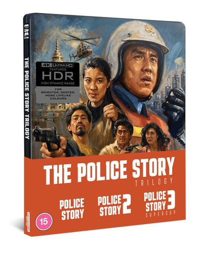 The Police Story Trilogy (4K UHD Steelbook) Limited Edition