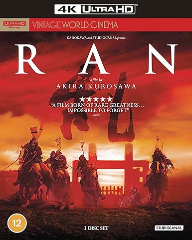 Ran (4KUHD & Blu-ray dual format) Limited Edition slipcase version