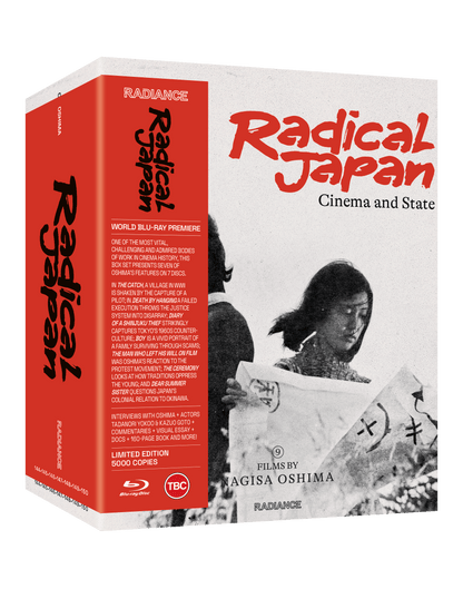 RADICAL JAPAN bluray boxset nine films of Japanese director Nagisa Oshima available to buy on the Terracotta Distribution store