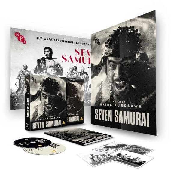 Seven Samurai (4K UHD and blu ray) Limited Edition slipcase