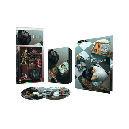 THREE and THREE...EXTREMES horror anthology bluray Arrow Video