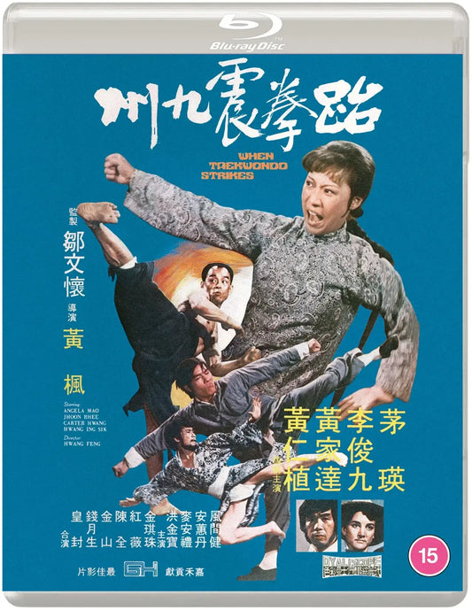 WHEN TAEKWONDO STRIKES starring Angela Mao. Blu-ray on the Terracotta Distribution store