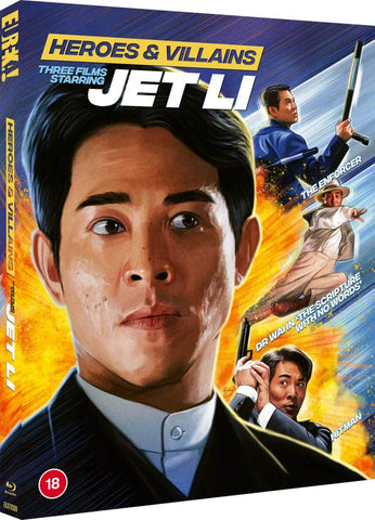 Heroes and Villains Three Jet Li Films (blu ray) Limited Edition slipcase version -eureka- TerracottaDistribution